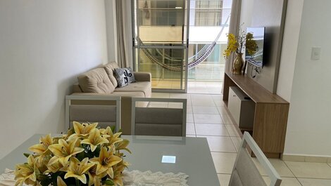 Apt completo con 02 habitaciones, pie en la arena