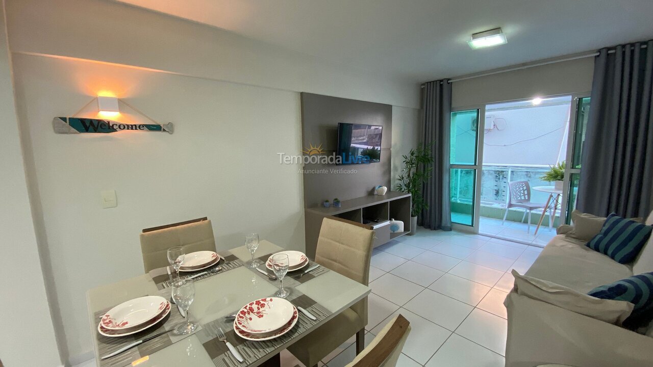 Apartamento para aluguel de temporada em João Pessoa (Cabo Branco)