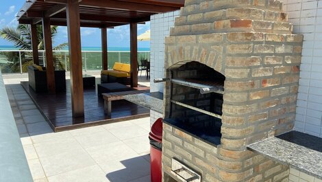 Apt completo con 02 habitaciones, pie en la arena