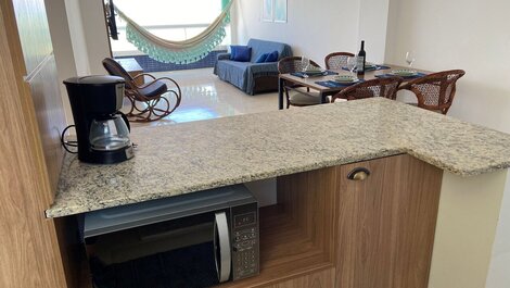 -Flat c/ 2 Suítes e wifi - Pé na areia no Bessa