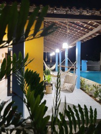 Noites tranquilas na nossa varanda