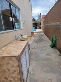 House with pool on Itanhaem beach