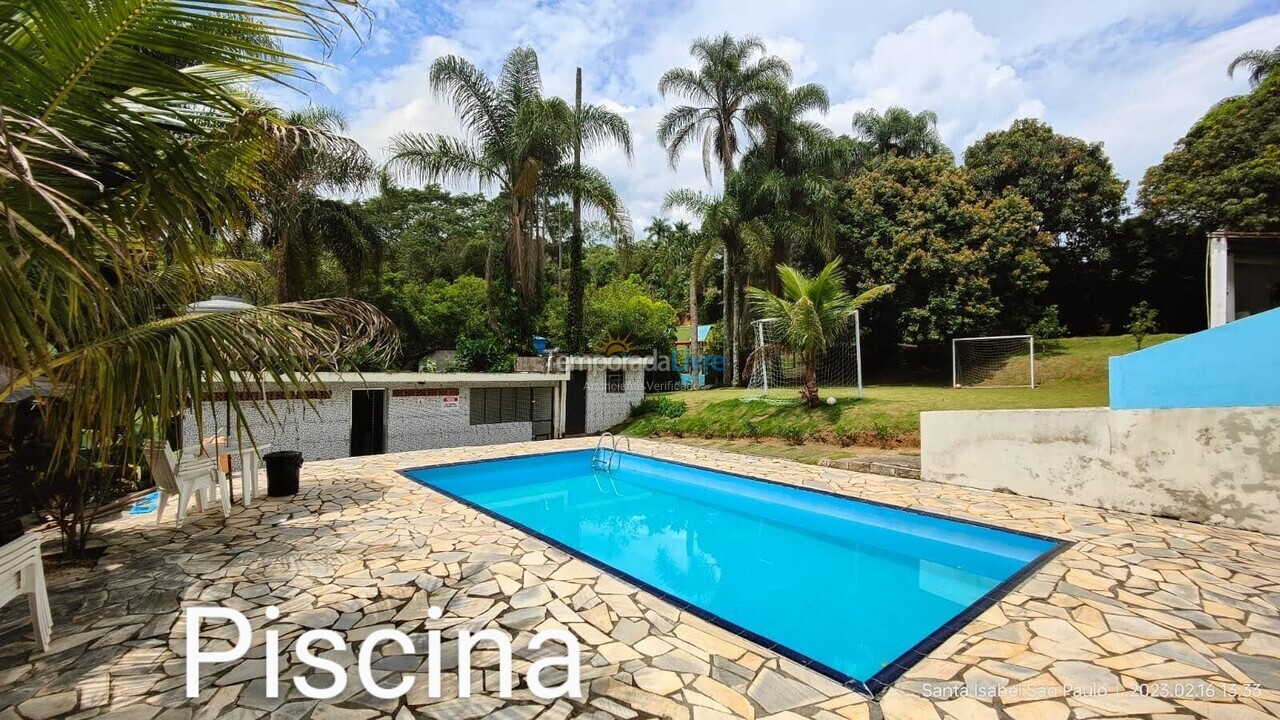 Granja para alquiler de vacaciones em Santa Isabel (Loteamento Recanto Bonanza)