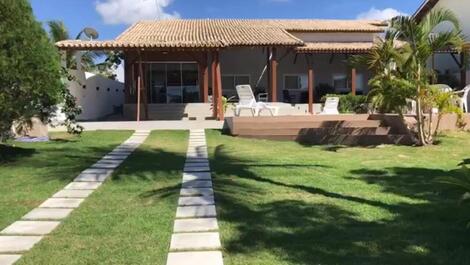 Vista externa da casa