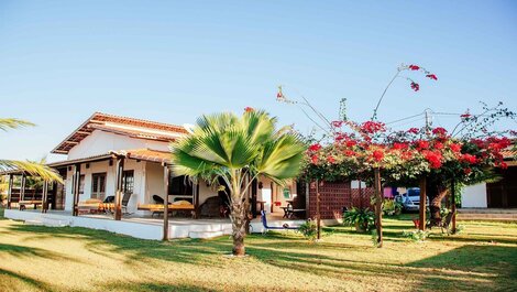 Beach front house with pool and barbecue