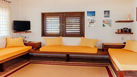 Beach front house with pool and barbecue