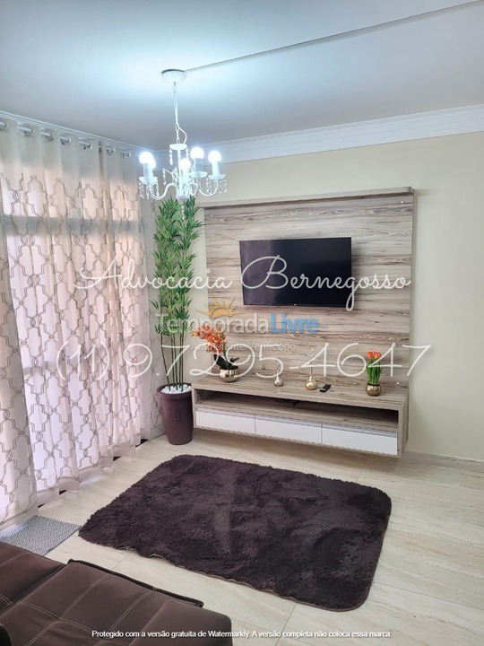 Apartamento para aluguel de temporada em Caraguatatuba (Martim de Sá)