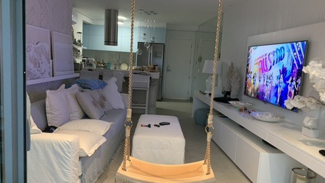 Maravilhoso Apartamento Luxo Pé na Areia