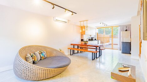 Apartamento de 3 dormitorios con piscina privada - Riverside Imbassaí