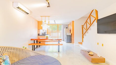 Apartamento de 3 dormitorios con piscina privada - Riverside Imbassaí