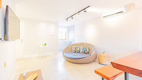 Apartamento de 3 dormitorios con piscina privada - Riverside Imbassaí