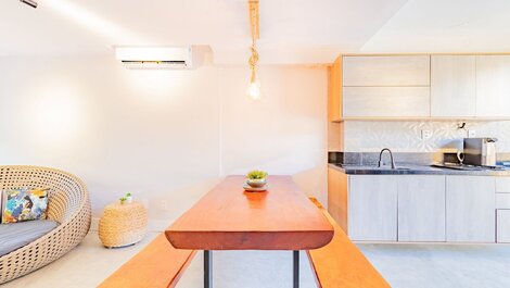 Apartamento de 3 dormitorios con piscina privada - Riverside Imbassaí