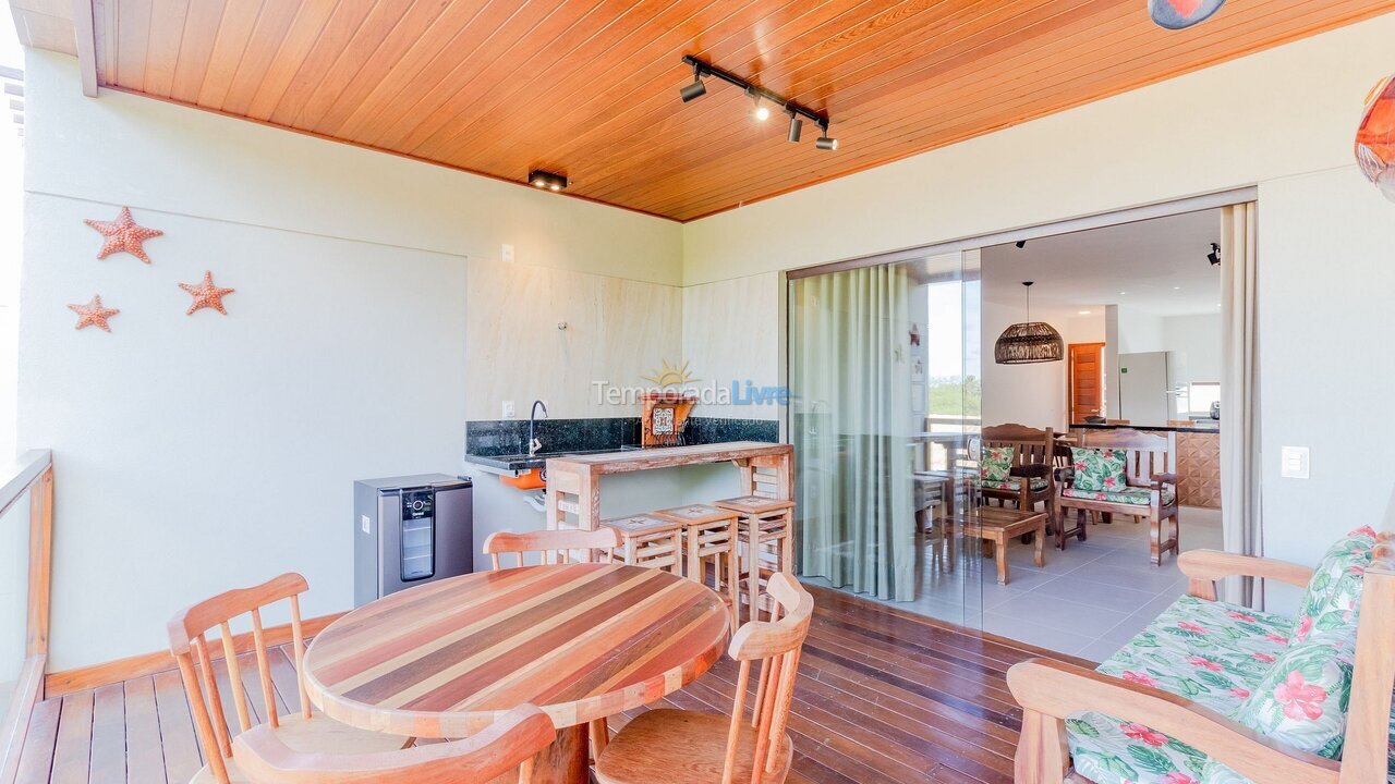 Apartamento para aluguel de temporada em Mata de São João (Imbassaí)