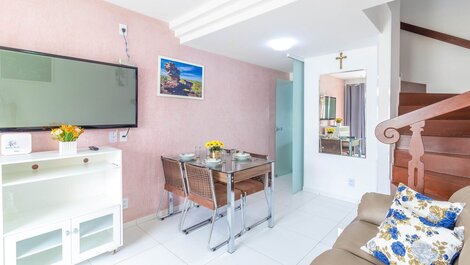 Apartamento a 50m de la playa en Guarajuba, 2/4