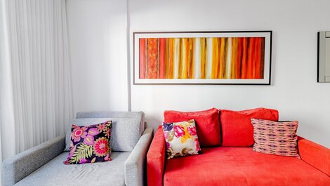 Apt Quarto e Sala 400m da Praia - Barra Apart