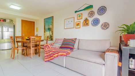 Maravilloso apartamento de 2 dormitorios, justo en la arena.