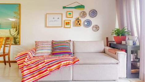 Maravilloso apartamento de 2 dormitorios, justo en la arena.