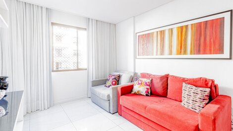 Apt Quarto e Sala 400m da Praia - Barra Apart