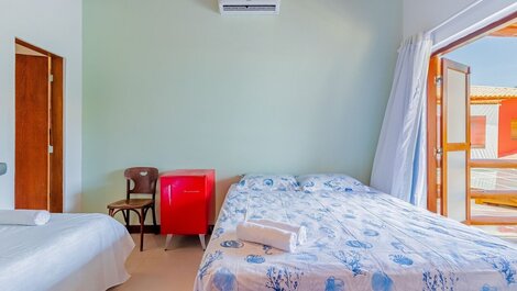 3 habitaciones, frente a la playa, vista al mar