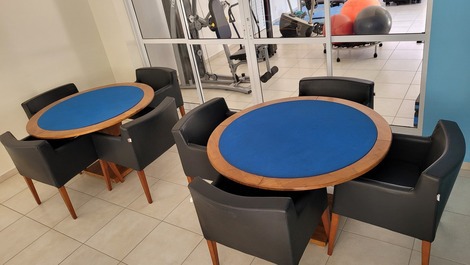 Sala de jogos do condomínio