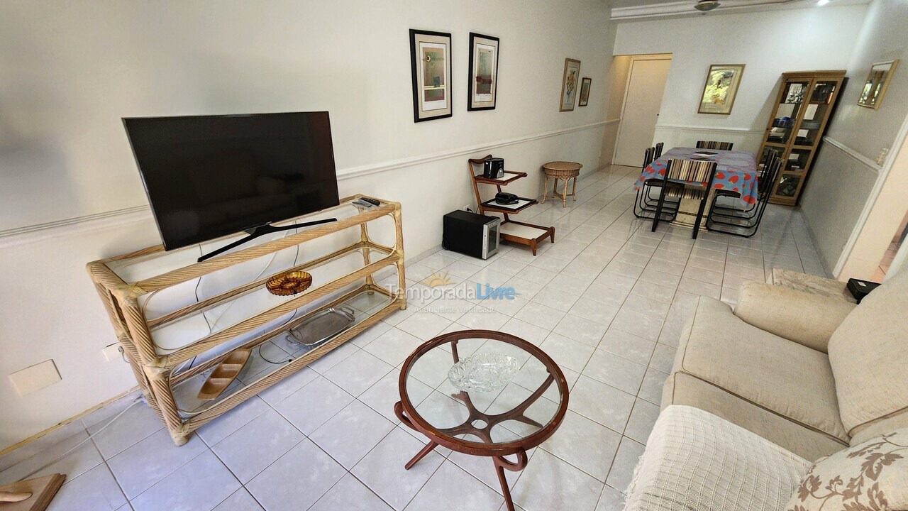 Apartamento para aluguel de temporada em Guarujá (Pitangueiras)