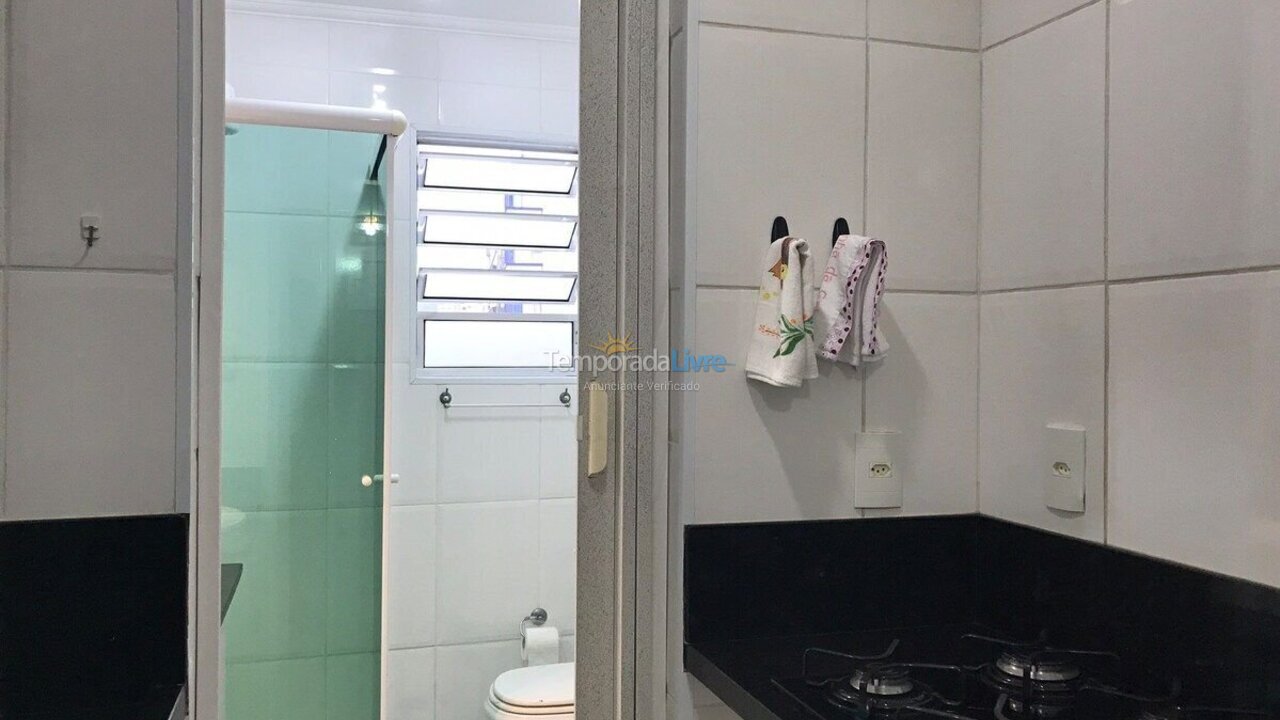 Apartment for vacation rental in Santos (José Menino)