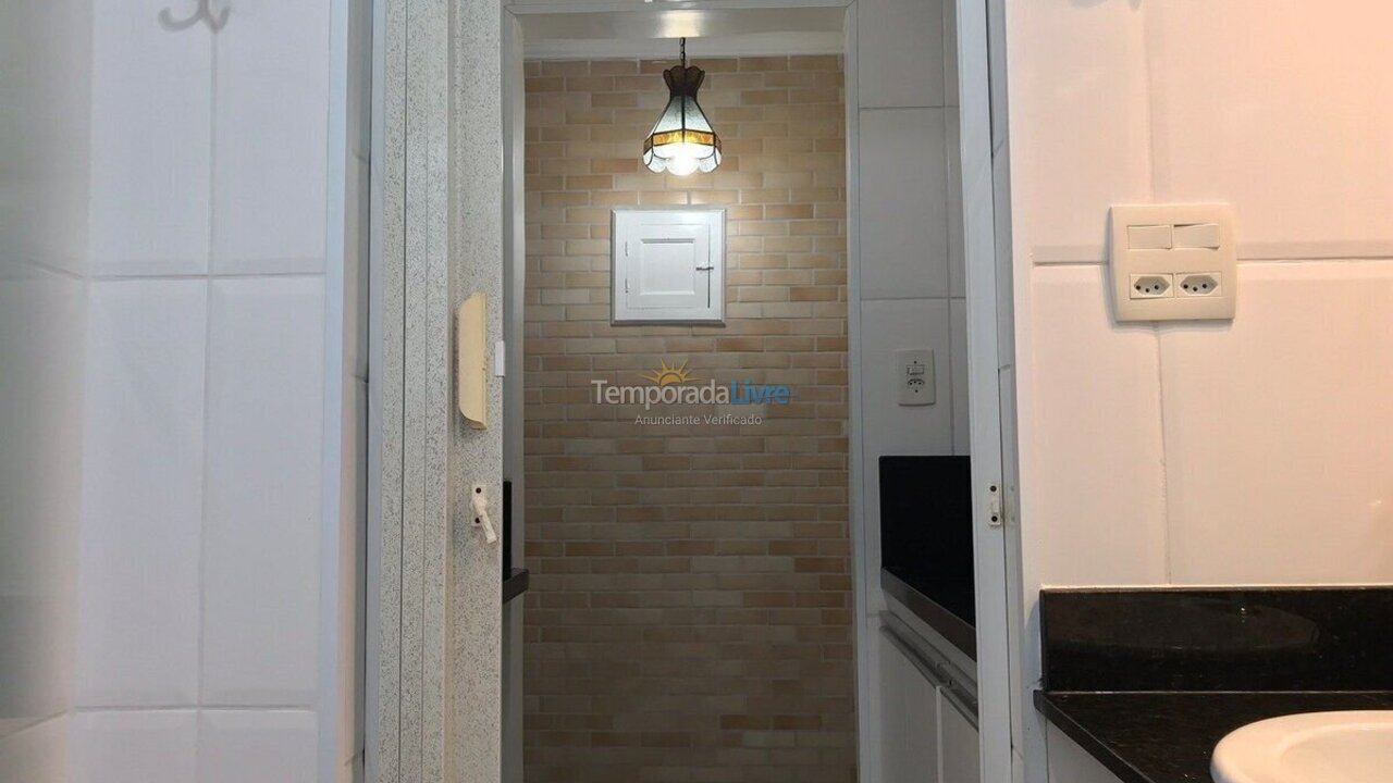 Apartment for vacation rental in Santos (José Menino)