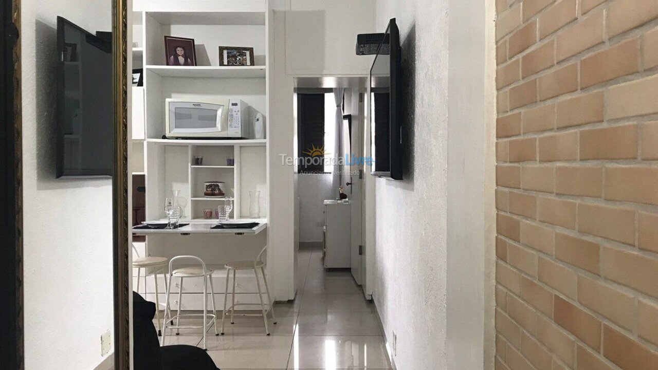 Apartment for vacation rental in Santos (José Menino)