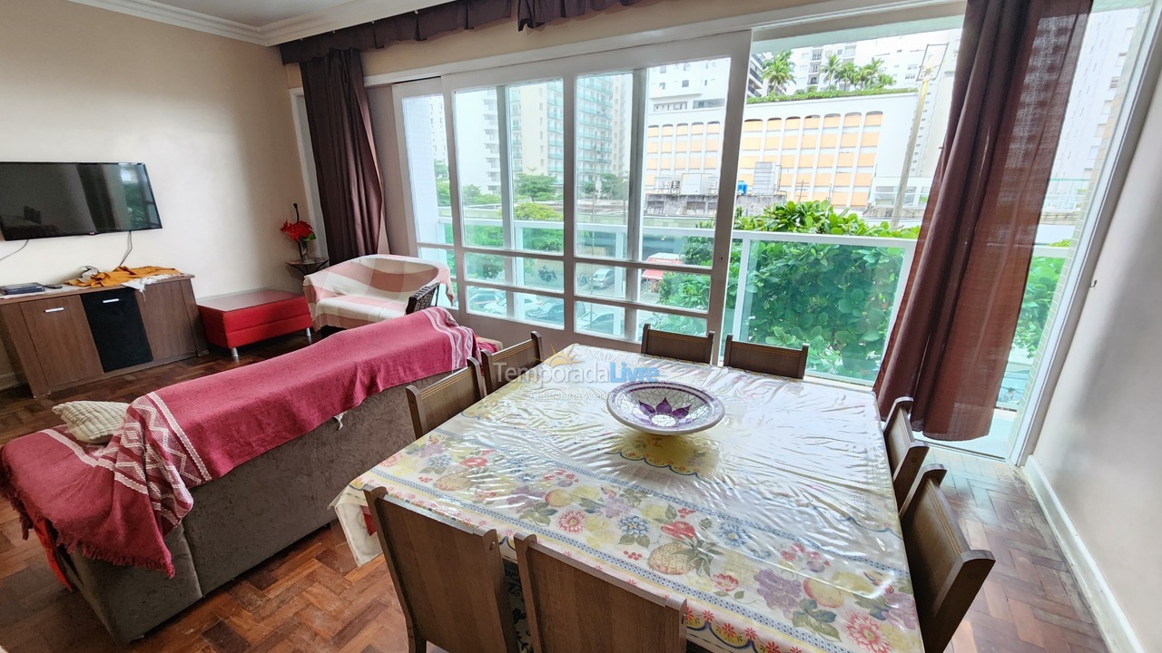 Apartamento para alquiler de vacaciones em Guarujá (Pitangueiras)