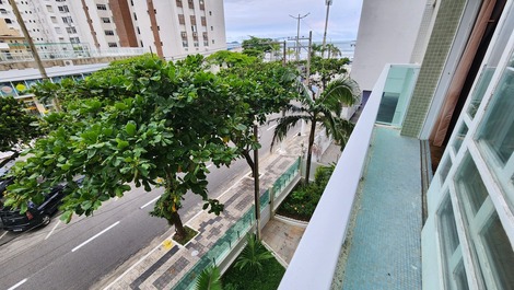 Sacada com vista ao mar