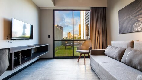 Studio Quadruplo com Jardim Tolive One Housi