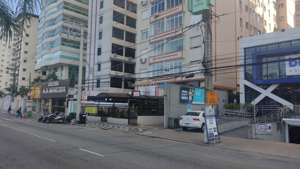 Apartamento para aluguel de temporada em Santos (Gonzaga)