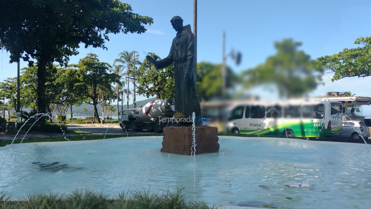 Apartamento para aluguel de temporada em Santos (Gonzaga)