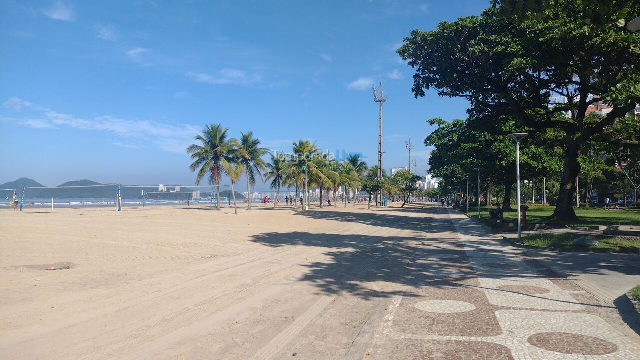 Apartamento para aluguel de temporada em Santos (Gonzaga)