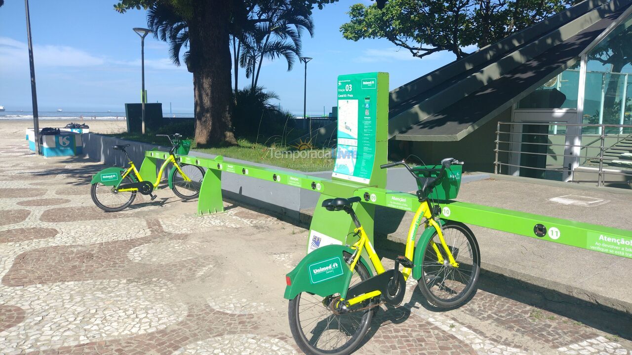 Apartamento para aluguel de temporada em Santos (Gonzaga)