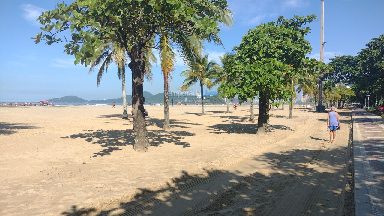 Apartamento para aluguel de temporada em Santos (Gonzaga)