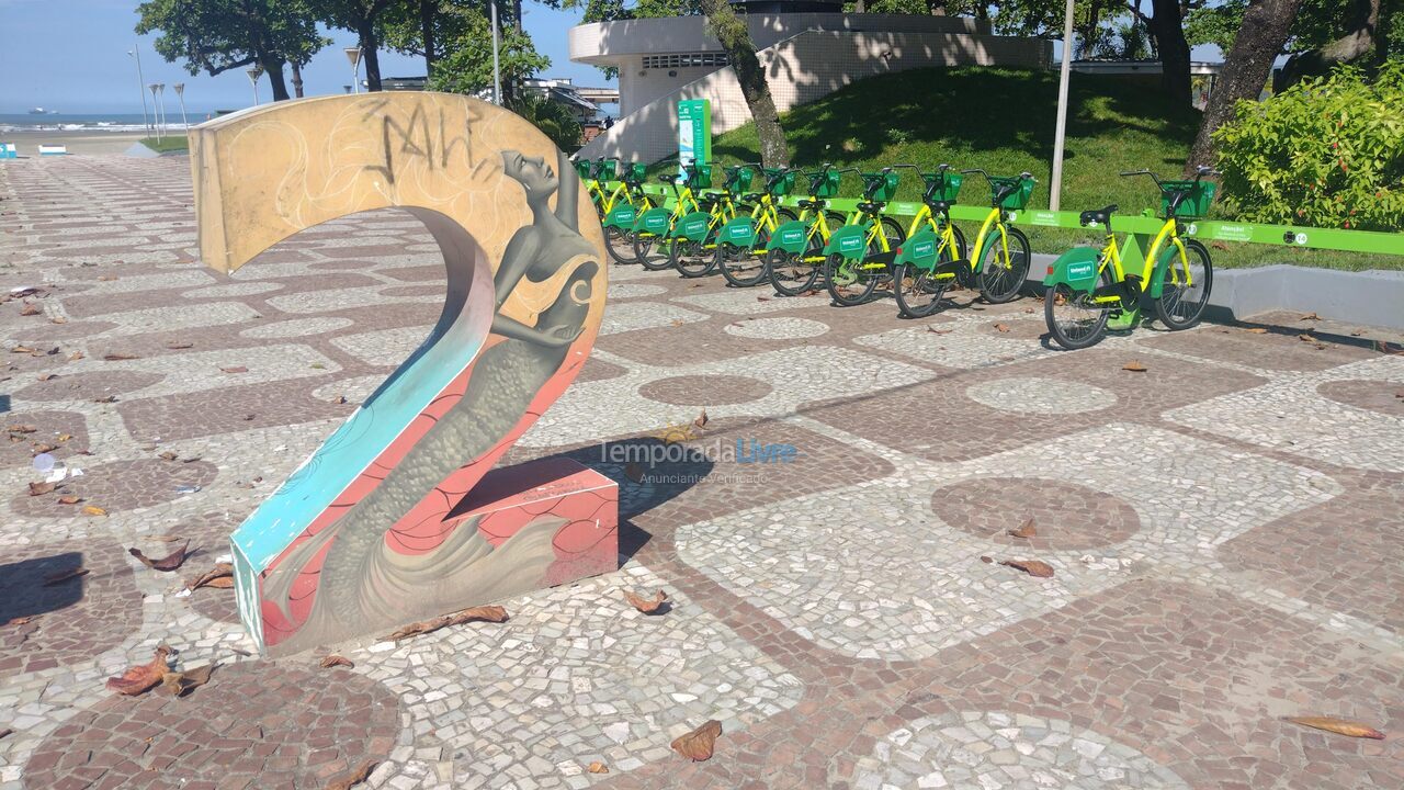 Apartamento para aluguel de temporada em Santos (Gonzaga)