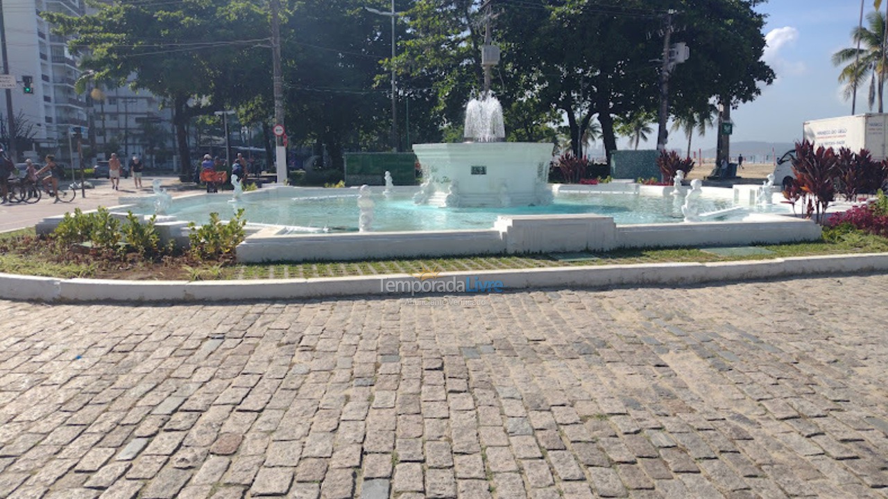 Apartamento para aluguel de temporada em Santos (Gonzaga)