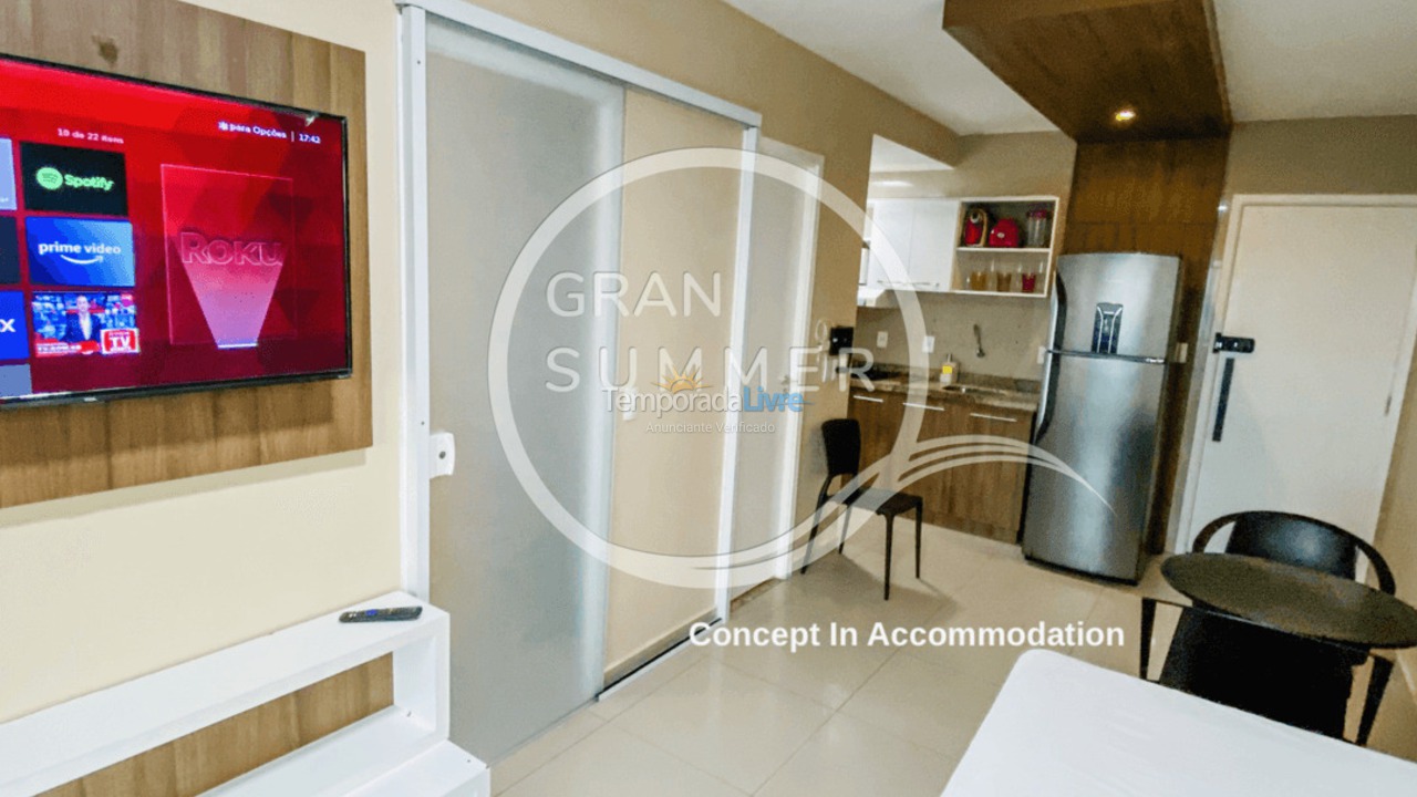 Apartamento para alquiler de vacaciones em Fortaleza (Praia do Futuro)