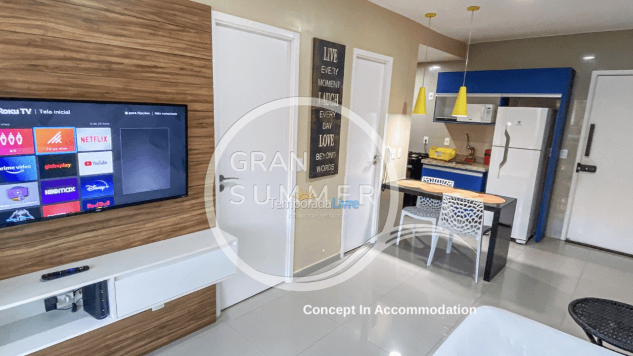 Apartment for vacation rental in Fortaleza (Praia do Futuro)