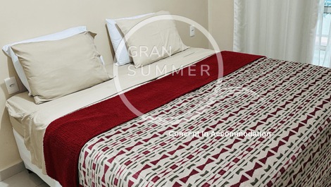 Large and modern apartment.