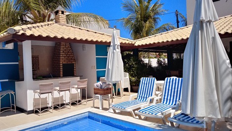 Área gourmet e churrasqueira 