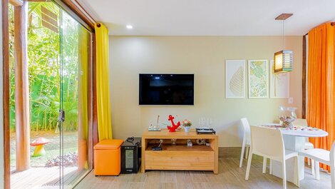 Hermoso Bungalow Dúplex 2 Suites Pé na Areia, Itacimirim