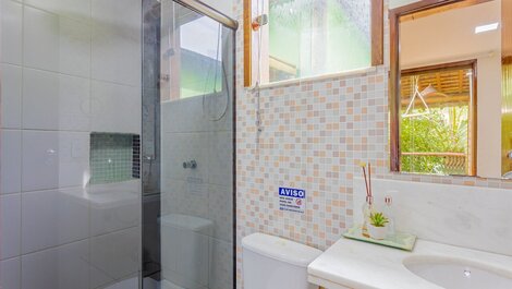 Hermoso Bungalow Dúplex 2 Suites Pé na Areia, Itacimirim