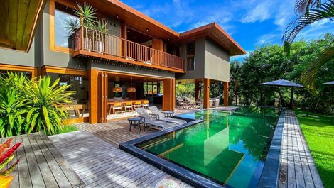 Casa Luxuosa Cond. Frente-Mar - Praia do Forte-BA