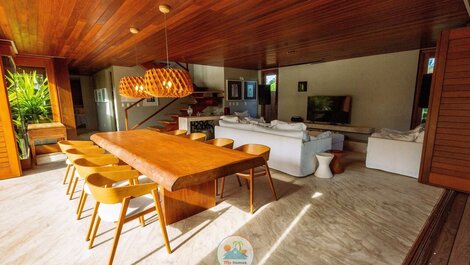 Casa Luxuosa Cond. Frente-Mar - Praia do Forte-BA