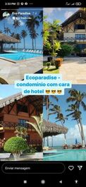 Paraiso Cumbuco Ceara closed condominium, right on the sand ap for 4 people