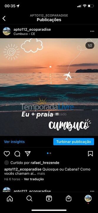 Apartment for vacation rental in Caucaia (Cumbuco)