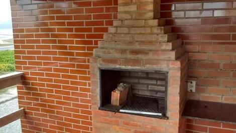 Churrasqueira na varanda