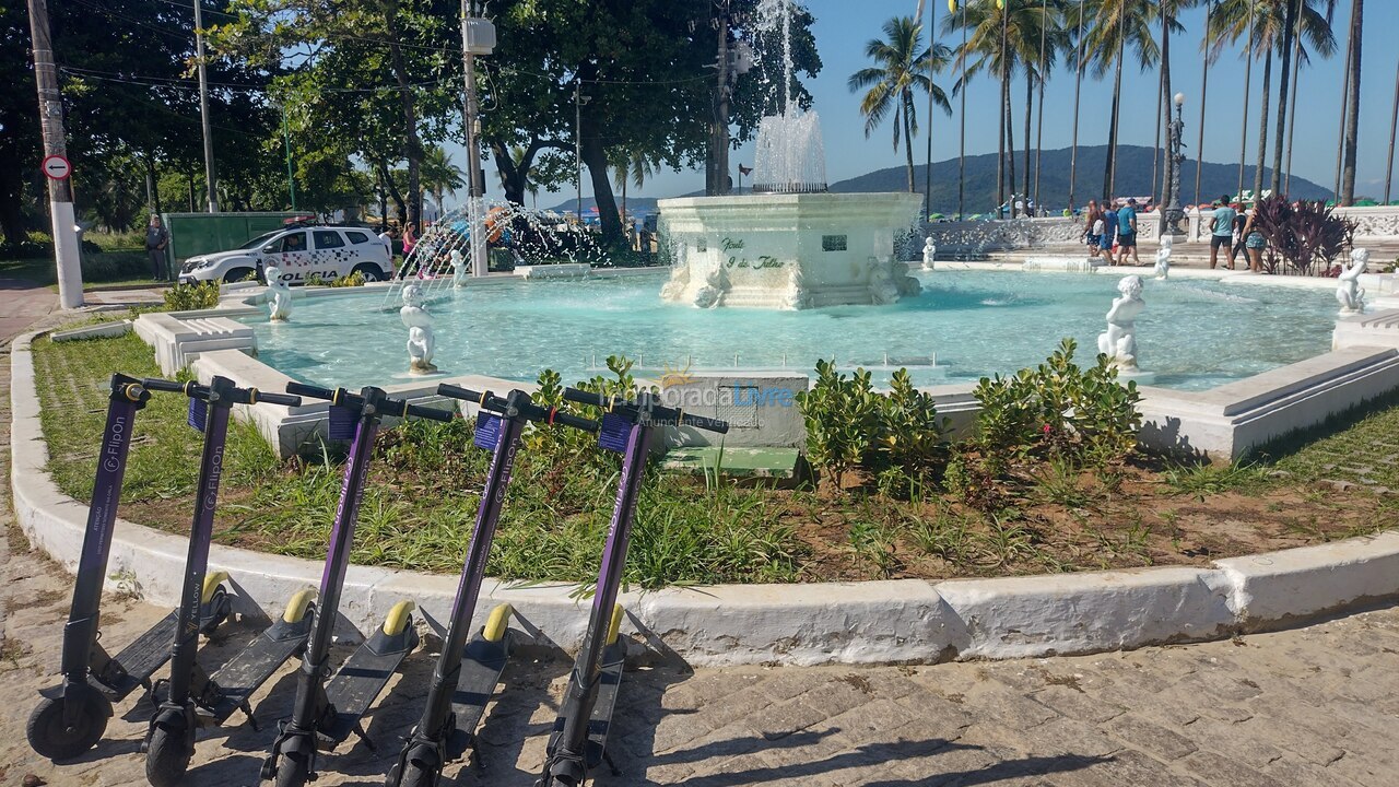 Apartamento para aluguel de temporada em Santos (Gonzaga)